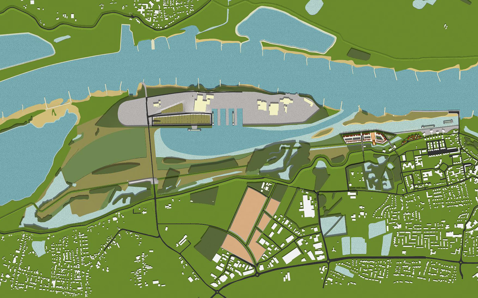 rivierverruiming drutensche waarden visualisatie en computertekening